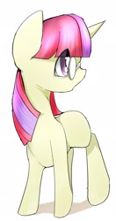 Size: 1024x1940 | Tagged: safe, artist:skippy_the_moon, moondancer, amending fences, cute, dancerbetes, glasses, solo