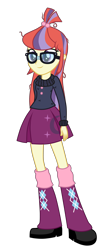 Size: 3300x8172 | Tagged: safe, artist:mixiepie, moondancer, equestria girls, absurd resolution, clothes, commission, cute, equestria girls-ified, female, glasses, simple background, skirt, solo, transparent background, vector