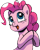 Size: 193x244 | Tagged: safe, artist:pencils, derpibooru import, idw, pinkie pie, earth pony, pony, spoiler:comic, spoiler:comic69, background removed, female, mare, official comic, simple background, solo, starry eyes, transparent background, wingding eyes