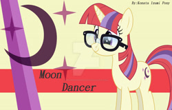 Size: 1024x657 | Tagged: safe, artist:brunoprower500, moondancer, pony, unicorn, female, horn, mare, solo, wallpaper