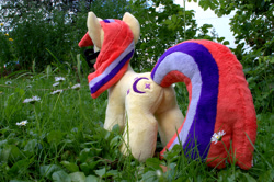 Size: 6034x4012 | Tagged: safe, artist:egalgay, moondancer, absurd resolution, irl, photo, plot, plushie, solo