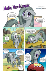 Size: 1268x1920 | Tagged: safe, artist:pencils, marble pie, earth pony, pony, comic:marble mare manquee, coin purse, comic, female, fourth wall, solo