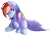 Size: 1149x802 | Tagged: safe, artist:allyclaw, rainbow dash, pegasus, pony, sad, sad face, simple background, solo, spread wings, transparent background