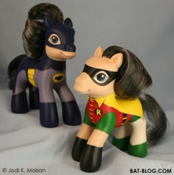 Size: 511x513 | Tagged: safe, pony, batman, custom, irl, photo, toy