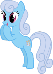 Size: 337x470 | Tagged: safe, artist:vector-brony, linky, shoeshine, earth pony, pony, female, happy, mare, rearing, simple background, solo, transparent background, vector