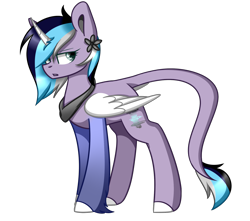Size: 1629x1440 | Tagged: safe, artist:despotshy, oc, oc only, oc:magic storm, alicorn, pony, colored wings, female, mare, simple background, solo, transparent background