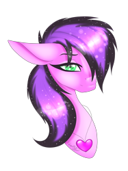 Size: 1492x2000 | Tagged: safe, artist:minelvi, oc, oc only, oc:light heartless, pony, bust, female, mare, portrait, simple background, solo, transparent background