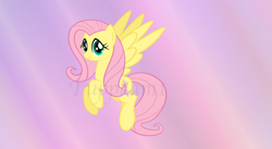 Size: 3640x2000 | Tagged: safe, artist:tuppkam1, fluttershy, pegasus, pony, flying, high res, solo, watermark