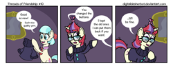 Size: 1200x474 | Tagged: safe, artist:digitaldasherbot, coco pommel, moondancer, comic:threads of friendship, comic