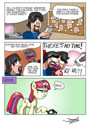 Size: 1024x1408 | Tagged: safe, artist:ringteam, moondancer, human, comic, hasbro, m.a. larson