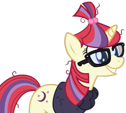 Size: 5344x4768 | Tagged: safe, artist:slb94, moondancer, pony, unicorn, absurd resolution, adorkable, clothes, cute, dancerbetes, dork, excited, female, glasses, mare, simple background, smiling, solo, sweater, transparent background, vector