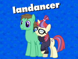 Size: 800x600 | Tagged: safe, moondancer, oc, oc:ian, canon x oc, clothes, glasses, iandancer, shipping, sweater