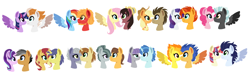 Size: 1844x576 | Tagged: safe, artist:xxwerecatdipperxx, applejack, big macintosh, caramel, comet tail, doctor whooves, donut joe, fire streak, flash sentry, fluttershy, limestone pie, marble pie, maud pie, moondancer, party favor, pinkie pie, quibble pants, rainbow dash, rarity, soarin', spitfire, starlight glimmer, sunburst, sunset shimmer, thunderlane, trouble shoes, twilight sparkle, twilight sparkle (alicorn), alicorn, earth pony, pegasus, pony, unicorn, cometshimmer, dancin', doctorjack, donutstone, female, male, marblemel, maudfavor, quibbleglimmer, rainbowmac, rariburst, shipping, shipping chart, straight, thunderpie, troubleshy, twistreak