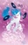 Size: 900x1417 | Tagged: safe, artist:tsitra360, dj pon-3, vinyl scratch, pony, unicorn, bubble, records, solo