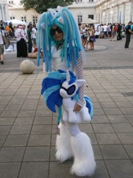 Size: 2976x3968 | Tagged: safe, dj pon-3, vinyl scratch, human, aninite, aninite 2012, cosplay, high res, irl, irl human, photo