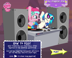 Size: 865x699 | Tagged: safe, screencap, dj pon-3, pinkie pie, vinyl scratch, earth pony, pony, unicorn, all star (song), smash mouth