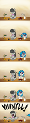 Size: 1280x5238 | Tagged: safe, artist:pippy, dj pon-3, octavia melody, vinyl scratch, earth pony, pony, unicorn, comic, duo, female, mare, zip lines