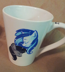 Size: 407x456 | Tagged: safe, artist:busoni, dj pon-3, octavia melody, vinyl scratch, earth pony, pony, cup, irl, merchandise, mug, photo