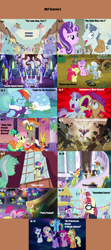 Size: 1760x3974 | Tagged: safe, artist:nightshadowmlp, edit, edited screencap, screencap, amethyst star, apple bloom, applejack, bittersweet (character), bon bon, diamond tiara, discord, fancypants, fleur de verre, fluffy clouds, fluttershy, king grover, leadwing, lyra heartstrings, march gustysnows, meadow song, minuette, moondancer, party favor, pinkie pie, rainbow dash, rarity, scootaloo, silver spoon, sparkler, spike, starlight glimmer, sweetie belle, sweetie drops, tank, twilight sparkle, twilight sparkle (alicorn), twinkleshine, alicorn, dragon, earth pony, pegasus, pony, unicorn, amending fences, appleoosa's most wanted, bloom and gloom, castle sweet castle, do princesses dream of magic sheep, make new friends but keep discord, party pooped, princess spike (episode), season 5, tanks for the memories, the cutie map, the lost treasure of griffonstone, crying, cutie map, cutie mark crusaders, equal cutie mark, exploitable meme, female, flying, golden oaks chandelier, golden oaks library, grand galloping gala, i didn't listen, idol of boreas, image macro, male, mane seven, mane six, meme, mlp season compilation, s5 starlight, sad, screaming, season 5 compilation, secret agent sweetie drops, shocked, slide, text, twilight's castle, wall of tags