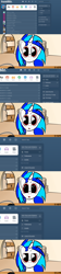 Size: 1100x4952 | Tagged: safe, artist:abaddon41, dj pon-3, vinyl scratch, pony, unicorn, ask, female, lesbian, scratchtavia, shipping