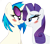 Size: 947x838 | Tagged: safe, artist:faith-wolff, dj pon-3, rarity, vinyl scratch, pony, unicorn, bedroom eyes, blushing, female, lesbian, rariscratch, shipping