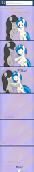 Size: 700x3488 | Tagged: safe, artist:erthilo, dj pon-3, octavia melody, vinyl scratch, earth pony, pony, unicorn, ask, ask octavia, bipedal, comic, female, lesbian, mare, scratchtavia, shipping, standing, tumblr