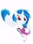 Size: 900x1200 | Tagged: safe, artist:darkjazmin11, dj pon-3, vinyl scratch, pony, unicorn, cute, filly, headphones