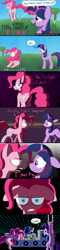 Size: 700x2940 | Tagged: safe, artist:equinox23, dj pon-3, pinkie pie, twilight sparkle, vinyl scratch, earth pony, pony, unicorn, comic, hilarious in hindsight