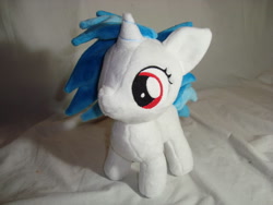 Size: 900x675 | Tagged: safe, artist:planetplush, dj pon-3, vinyl scratch, pony, filly, irl, photo, plushie, solo