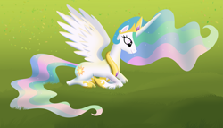 Size: 5243x3000 | Tagged: safe, artist:tgolyi, princess celestia, alicorn, pony, crown, female, horn, mare, solo