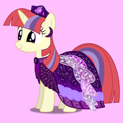 Size: 1480x1480 | Tagged: safe, artist:dashiesparkle, artist:katya, edit, moondancer, pony, unicorn, female, mare, smiling, solo, vector