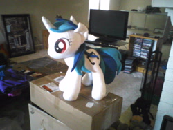 Size: 1280x960 | Tagged: safe, artist:ponydeath, dj pon-3, vinyl scratch, irl, photo, plushie, solo