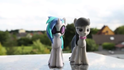 Size: 640x360 | Tagged: safe, dj pon-3, octavia melody, vinyl scratch, earth pony, pony, unicorn, 3d print, photo