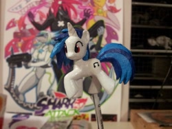 Size: 1224x918 | Tagged: safe, artist:xenithion, dj pon-3, vinyl scratch, pony, custom, glasses, irl, photo, solo, toy