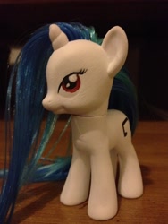 Size: 2448x3264 | Tagged: safe, artist:lady-mare, dj pon-3, vinyl scratch, brushable, custom, irl, photo, solo, toy