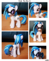 Size: 900x1138 | Tagged: safe, artist:sewyouplushiethings, dj pon-3, vinyl scratch, pony, brushable, custom, irl, photo, solo, toy