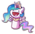 Size: 600x582 | Tagged: safe, artist:ufocookiez, princess celestia, alicorn, pony, simple background, solo, transparent background