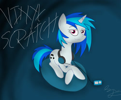 Size: 1024x853 | Tagged: safe, artist:lbfable, dj pon-3, vinyl scratch, pony, unicorn, headphones, ipod