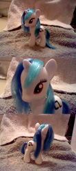 Size: 640x1439 | Tagged: safe, artist:lightningbolt, dj pon-3, vinyl scratch, pony, brushable, custom, irl, photo, solo, toy