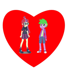 Size: 722x800 | Tagged: safe, moondancer, spike, human, equestria girls, crack shipping, female, heart, human spike, humanized, male, shipping, shipping heart, simple background, spikedancer, straight, transparent background