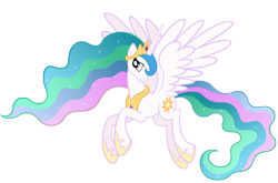 Size: 6000x3968 | Tagged: safe, artist:stabzor, princess celestia, alicorn, pony, female, mare, simple background, solo, transparent background, vector