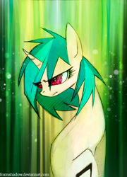 Size: 504x700 | Tagged: safe, artist:foxinshadow, dj pon-3, vinyl scratch, pony, unicorn, female, horn, mare, solo