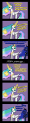 Size: 1248x5144 | Tagged: safe, artist:keta97, princess celestia, princess luna, alicorn, pony, bored, comic, implied nightmare moon