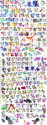 Size: 1300x3464 | Tagged: dead source, safe, artist:kturtle, artist:starryoak, allie way, aloe, amethyst star, angel bunny, apple bloom, applejack, aunt orange, berry punch, berryshine, blossomforth, blues, bon bon, bulk biceps, caramel, carrot cake, carrot top, cerberus (character), chancellor puddinghead, cheerilee, cherry fizzy, cherry jubilee, cletus, cloudchaser, cloudy quartz, clover the clever, colter sobchak, commander hurricane, cookie crumbles, crackle, cranky doodle donkey, cup cake, daisy, daring do, derpy hooves, diamond tiara, discord, dj pon-3, doctor horse, doctor stable, doctor whooves, donut joe, dumbbell, featherweight, fido, filthy rich, flam, flim, flitter, fluttershy, garble, gilda, golden harvest, goldengrape, granny smith, gummy, gustave le grande, hayseed turnip truck, hoity toity, hondo flanks, hoops, horte cuisine, hugh jelly, igneous rock pie, iron will, jeff letrotski, jesús pezuña, jet set, karat, king sombra, lightning bolt, lily, lily valley, limestone pie, lotus blossom, lucky clover, lucy packard, lyra heartstrings, madden, marble pie, mare do well, matilda, mayor mare, minuette, mr. waddle, mulia mild, night light, nightmare moon, noteworthy, nurse coldheart, nurse redheart, nurse snowheart, nurse sweetheart, octavia melody, opalescence, orion, owlowiscious, philomena, photo finish, pinkie pie, pipsqueak, pokey pierce, pound cake, prince blueblood, princess cadance, princess celestia, princess luna, princess platinum, private pansy, pumpkin cake, quarterback, queen chrysalis, rainbow dash, rarity, roseluck, rover, rumble, sapphire shores, savoir fare, scootaloo, screw loose, screwball, shady daze, shining armor, shooting star (character), silver spoon, sir colton vines iii, smart cookie, smarty pants, snails, snips, soarin', sparkler, spike, spitfire, spot, spring melody, sprinkle medley, star swirl the bearded, steven magnet, surf, sweetie belle, sweetie drops, tank, thunderlane, trixie, truffle shuffle, turf, twilight sparkle, twilight velvet, twinkleshine, twist, uncle orange, upper crust, vinyl scratch, white lightning, wild fire, winona, zecora, alicorn, bat, cerberus, changeling, changeling queen, diamond dog, donkey, dragon, eagle, earth pony, goat, griffon, hummingbird, minotaur, mule, owl, pegasus, pony, quarray eel, unicorn, zebra, g3, hearth's warming eve (episode), armor, brush, bubble, bucket, cake, camera, cart, cello, chicken suit, chocolate moose, cloak, clothes, cloud, collar, costume, cucumber, cup, cutie mark, cutie mark crusaders, discorded, donut, dress, everypony, eye, falcon, female, fingers, flag, flim flam brothers, future twilight, gala dress, glasses, hat, hearth's warming eve, helmet, jar, jelly, male, mane six, mare, messenger, multiple heads, musical instrument, necklace, nightmare night, orange frog, paper, pigpen, pipe, quill, reference sheet, roid rage, royal guard, sash, scarecrow, scooter, scratches, shadowbolt dash, shadowbolts, shadowbolts costume, sky, sombra eyes, spa twins, stallion, straw, the oranges, theodore donald "donny" kerabatsos, three heads, tiara, uniform, wall of tags