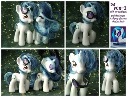 Size: 960x739 | Tagged: safe, artist:agnusdei, dj pon-3, vinyl scratch, pony, brushable, custom, irl, photo, toy