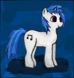 Size: 1296x1354 | Tagged: safe, artist:coco, dj pon-3, vinyl scratch, pony, unicorn, female, horn, mare, simple background, white coat