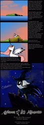 Size: 1443x4094 | Tagged: safe, artist:fimoman, princess celestia, star swirl the bearded, alicorn, pony, advent of the alicorns, comic