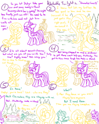 Size: 4779x6013 | Tagged: safe, artist:adorkabletwilightandfriends, fluttershy, moondancer, twilight sparkle, twilight sparkle (alicorn), oc, oc:colin, oc:murphy, alicorn, earth pony, pegasus, pony, unicorn, comic:adorkable twilight and friends, adorkable, adorkable twilight, backbone, brother, car, clothes, comic, cute, dork, female, friendship, glasses, kicked out, life lessons, male, mooch, pointing, returning, sad, siblings, sister, sitting, standing up for themselves, strength, sweater, tough love, wings