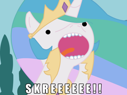 Size: 800x600 | Tagged: safe, artist:kadjule, princess celestia, alicorn, pony, adventure time, parody, princess bubblegum