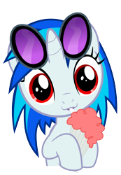 Size: 1539x2222 | Tagged: safe, artist:isegrim87, dj pon-3, vinyl scratch, pony, unicorn, milkshake, milkshake ponies